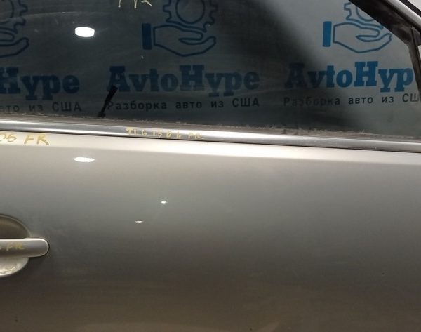 Молдинг дверь-стекло центральный перед прав VW Tiguan 09-17 хром (06) деф. 5N0-837-476-E-3Q7