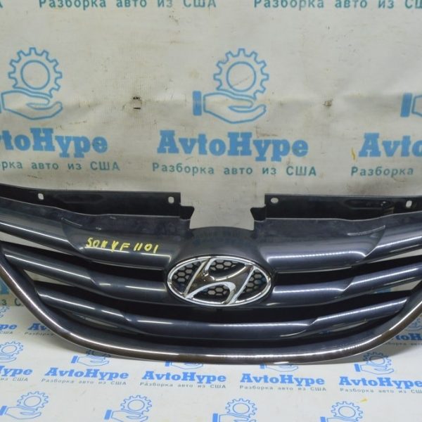 Решетка радиатора grill Hyundai Sonata 11-15 с эмблемой 863503S000