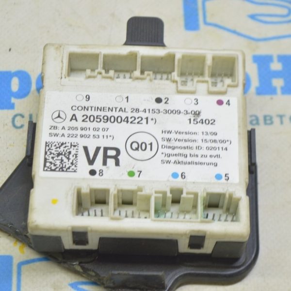 Control Unit Door Module Компьютер двери перед прав Mercedes GLC X253 16- a2059004221