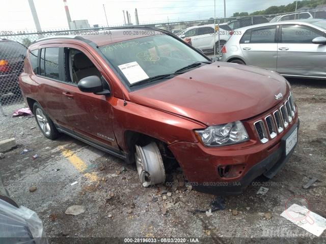 Jeep Compass Sport 2012 Orange 2.0L — 2012 г., оранжевый цвет, разобран на запчасти