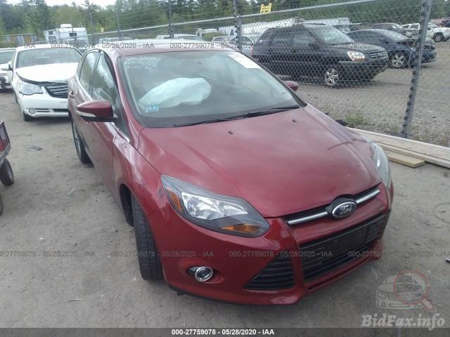 Ford Focus Titanium 2014 Red 2.0 — 2014 г., красный цвет, разобран на запчасти