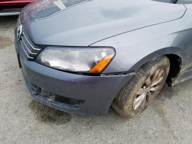 Volkswagen Passat S 2015 Gray — 2015 г., серый цвет, разобран на запчасти