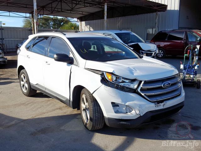 Ford Edge Se 2015 White 2.0L — 2015 г., белый цвет, разобран на запчасти