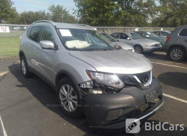 Nissan Rogue Sv 2014 Silver 2.5L