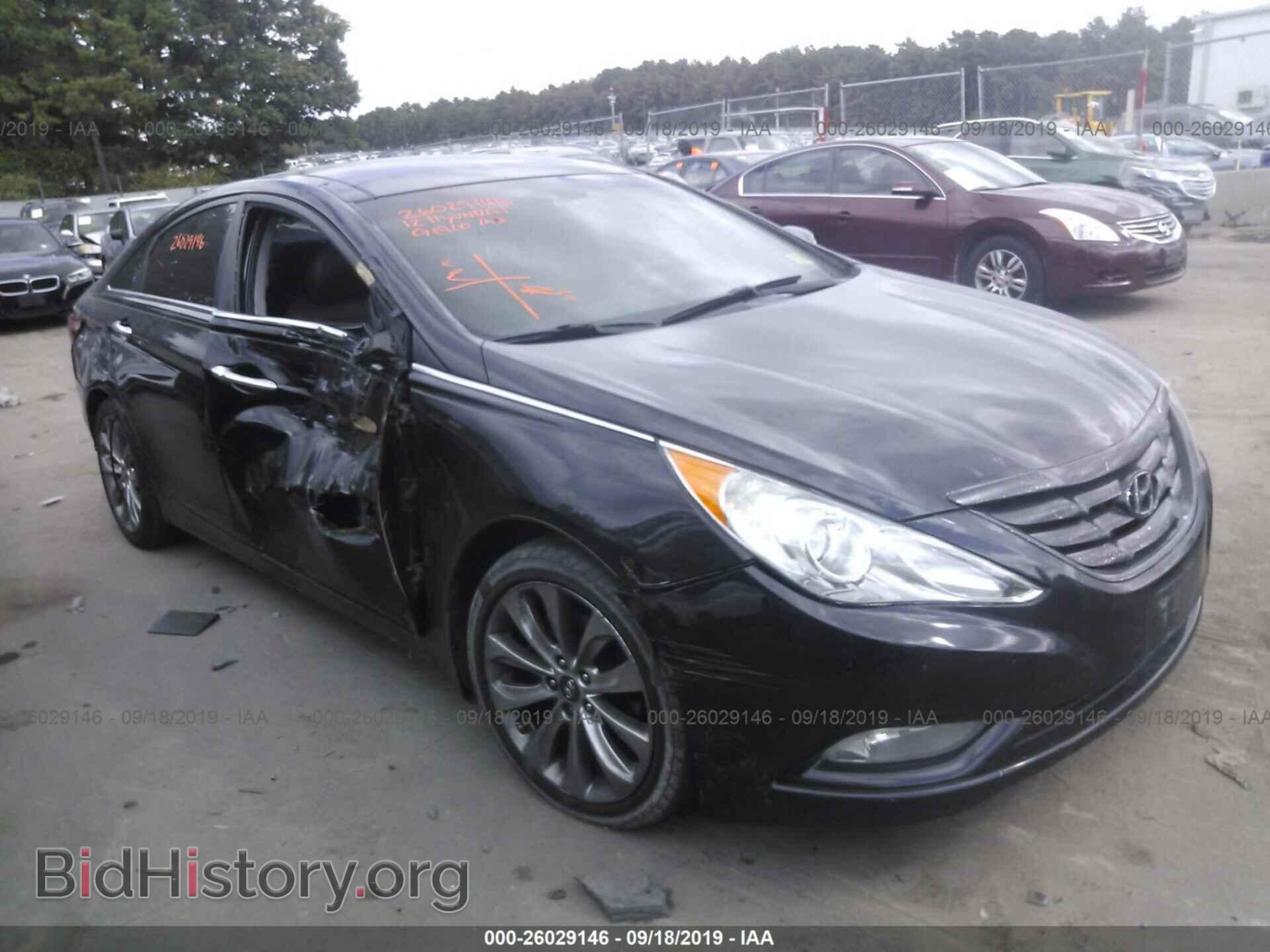 Sonata YF — 2012 г., чёрный цвет, разобран на запчасти