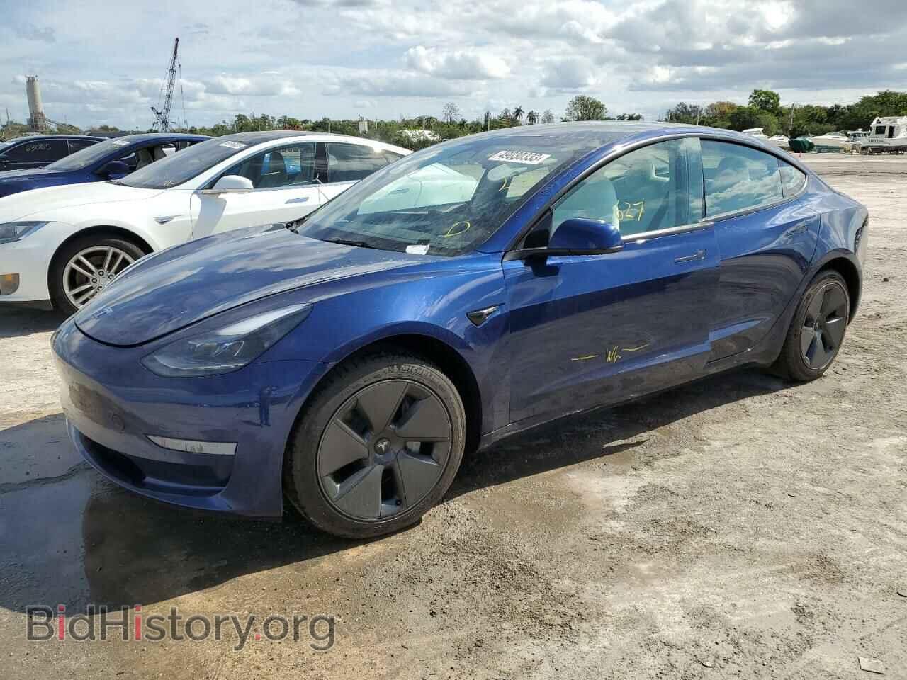 Tesla Model 3 2023 Blue — 2023 г., синий цвет, разобран на запчасти