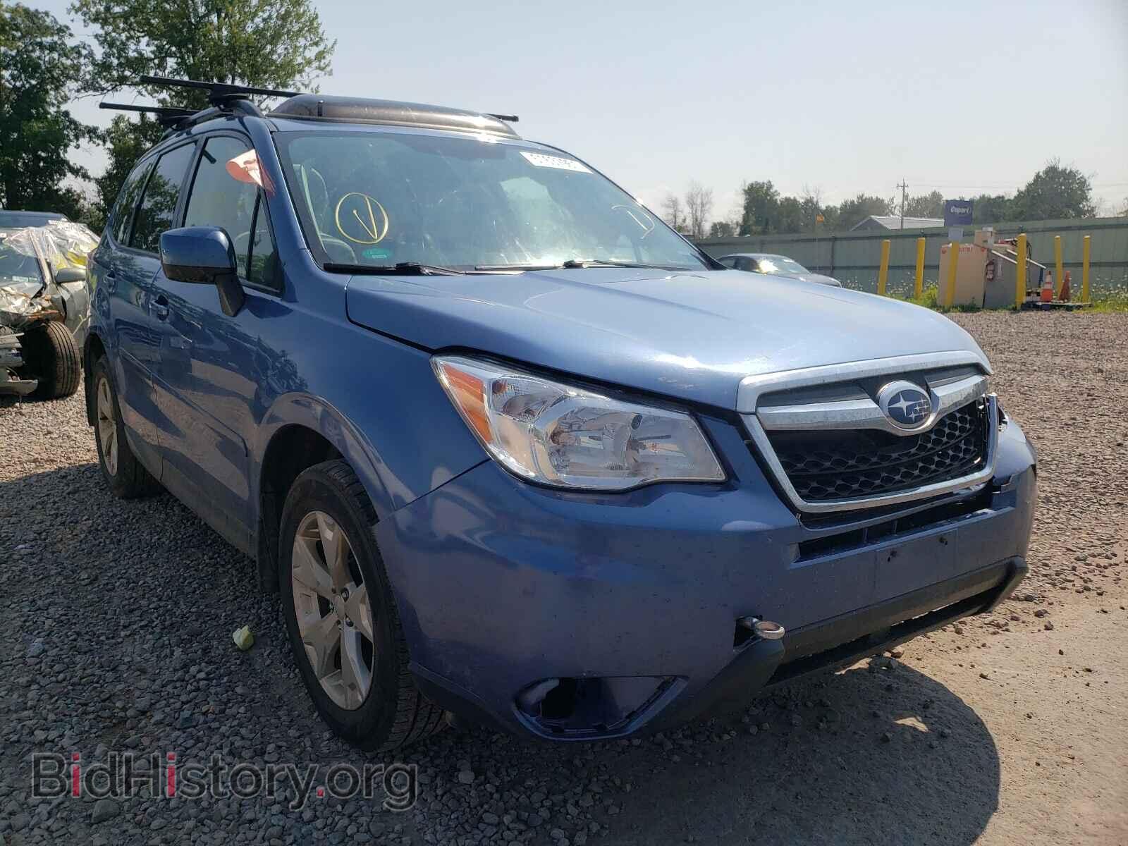 Subaru Forester 2.5I Premium 2015 — 2015 г., синий цвет, разобран на запчасти