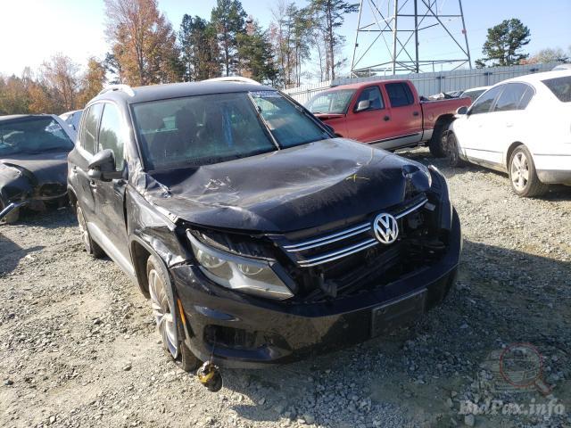 Volkswagen Tiguan S 2012 Black 2.0L — 2012 г., чёрный цвет, разобран на запчасти